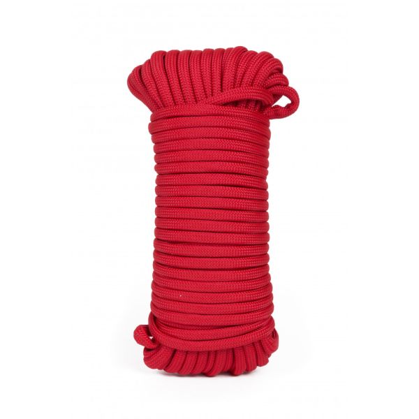 Paracord 3 mm x 15 m rot – Robustes Outdoor-Seil für Camping, Survival & DIY-Projekte