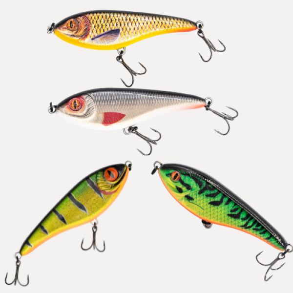 Zum Produkt4x Jerkbait Wobbler Set 9cm 21g – Hecht Zander Barsch Köder