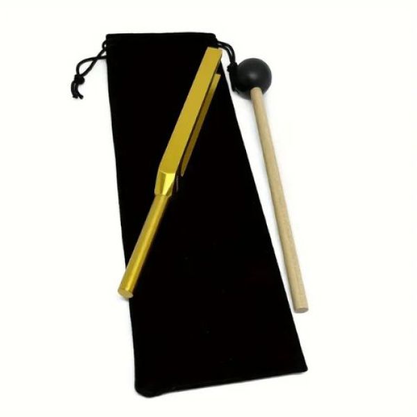 Stimmgabel 528Hz Gold – Solfeggio-Frequenz für Klangheilung