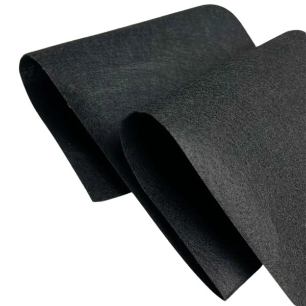 Filzstoff Schwarz – DIY Bastelstoff für Patchwork, Deko & Schulprojekte