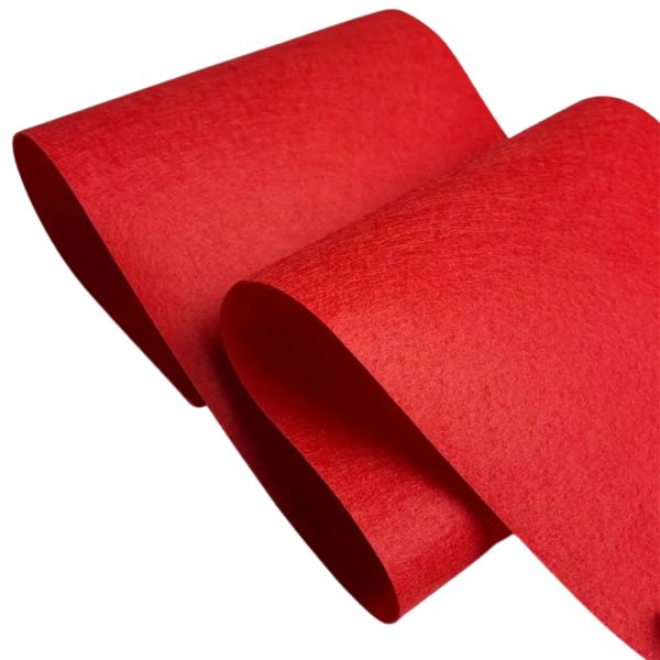 Filzstoff Rot – DIY Bastelstoff für Patchwork, Deko & Schulprojekte