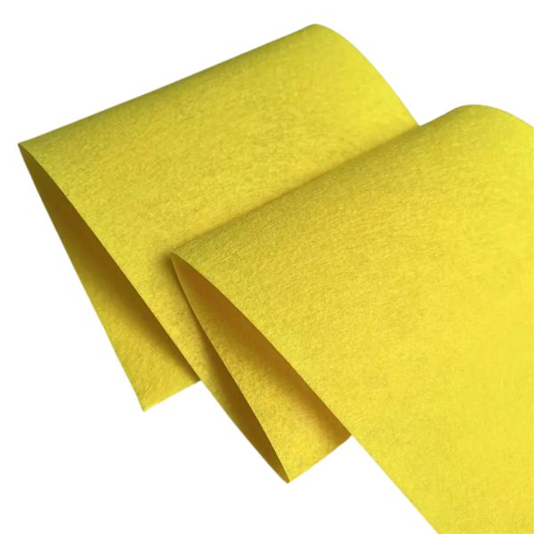 Filzstoff Gelb – DIY Bastelstoff für Patchwork, Deko & Schulprojekte